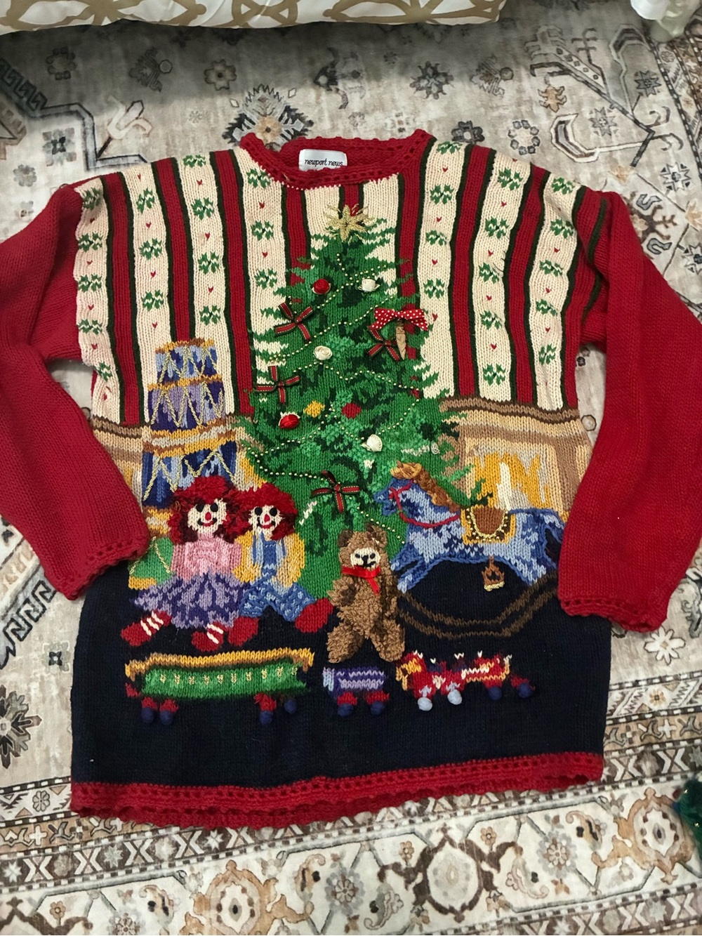 Vintage Christmas Knit Sweater